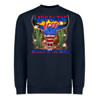 Land Of The Free Because Of The Brave Heavyweight Sweatshirt | Teevron