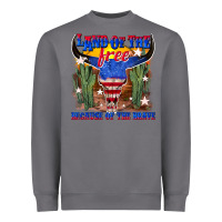 Storm land of the free because of the brave Heavyweight Sweatshirt - texasbilliewilder