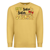 Antique Gold softball sister Premium Sweatshirt - MaliasSmallBusiness