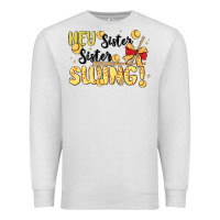 Oatmeal Heather softball sister Premium Sweatshirt - MaliasSmallBusiness