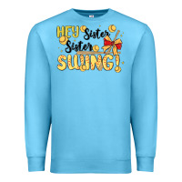 Ocean Blue softball sister Premium Sweatshirt - MaliasSmallBusiness