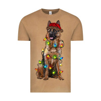 Vintage Camel christmas german shepherd Vintage Tee - RanaPortraitStore