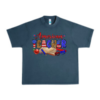 Midnight Navy American teacher Urban Heavy Tee - Zillion Design Studio