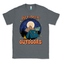 Charcoal Heather life is better outdoors Classic Tee - JahusDesignShop