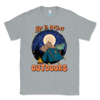 Heather Grey life is better outdoors Classic Tee - JahusDesignShop