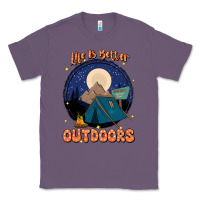 Lavender life is better outdoors Classic Tee - JahusDesignShop