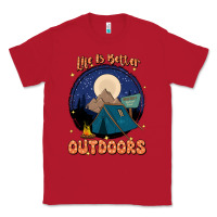 Red life is better outdoors Classic Tee - JahusDesignShop