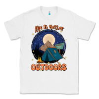 White life is better outdoors Classic Tee - JahusDesignShop
