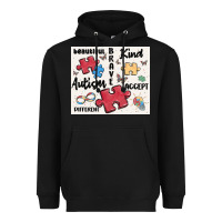 Black autism Heavyweight Hoodie - MaliasSmallBusiness