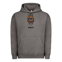 Pigment Tornado Brown Glitter, Western Vintage Patterned Mom Skull Urban Hoodie - Bettercallsaul