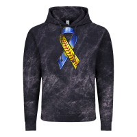 Cloud Black down syndrome ribbon softball Vintage Hoodie - texasbilliewilder