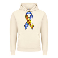 Vintage Artic down syndrome ribbon softball Vintage Hoodie - texasbilliewilder