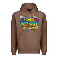 Chestnut LGBTQ Pride Human Kind Be Both Premium Hoodie - BundleAndBundleShop