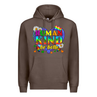 Coffee LGBTQ Pride Human Kind Be Both Premium Hoodie - BundleAndBundleShop