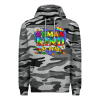 Slate Camo LGBTQ Pride Human Kind Be Both Premium Hoodie - BundleAndBundleShop