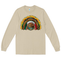 Mushroom mexico sunflower rainbow Long Sleeve Tee - HRA Design Shop