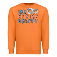 Carrot she fits me perfectly Premium Sweatshirt - MaliasSmallBusiness