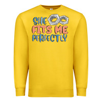 Lemon she fits me perfectly Premium Sweatshirt - MaliasSmallBusiness