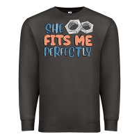 Smoke she fits me perfectly Premium Sweatshirt - MaliasSmallBusiness