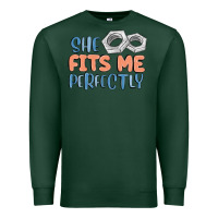 Sports Green she fits me perfectly Premium Sweatshirt - MaliasSmallBusiness