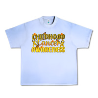 Grape Ice Childhood Cancer Awareness Urban Heavy Tee - texasbilliewilder