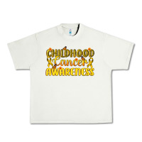 Childhood Cancer Awareness Urban Heavy Tee | Teevron