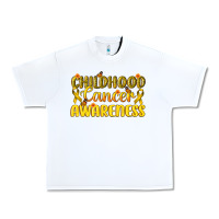 White Childhood Cancer Awareness Urban Heavy Tee - texasbilliewilder