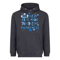 Smoke we wear blue for autism awareness Heavyweight Hoodie - MaliasSmallBusiness