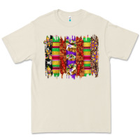 Bone mardi gras cake fleur de lis crawfish brushstrokes Premium Tee - Artiststas