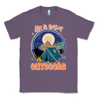 Lavender life is better outdoors Classic Tee - JahusDesignShop