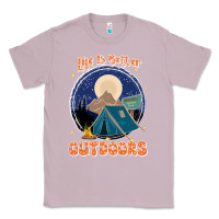 Lilac life is better outdoors Classic Tee - JahusDesignShop