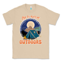 Mushroom life is better outdoors Classic Tee - JahusDesignShop