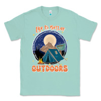 Seafoam life is better outdoors Classic Tee - JahusDesignShop