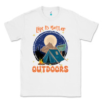 White life is better outdoors Classic Tee - JahusDesignShop