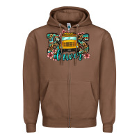 Chestnut school bus driver Zipper Hoodie - Jasminsmagicworld