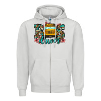 Dove Grey school bus driver Zipper Hoodie - Jasminsmagicworld