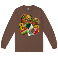 Chestnut mexico heart and sunflower Long Sleeve Tee - HRA Design Shop