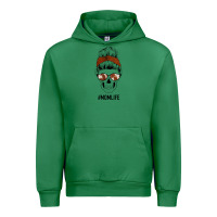 Emerald Western Brown Glitter Cowhide Patterned Mom Skull Urban Hoodie - Bettercallsaul