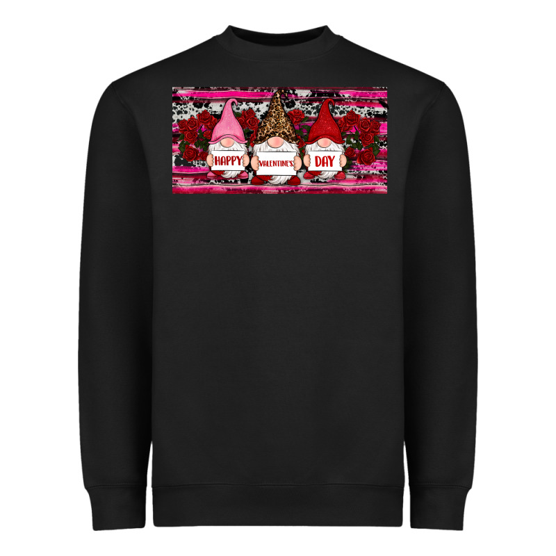 Happy Valentines Day Gnomes Rose Heavyweight Sweatshirt by RanaPortraitStore | Teevron
