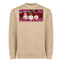 Mushroom Happy valentines day gnomes rose Heavyweight Sweatshirt - RanaPortraitStore
