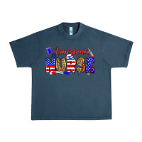 Midnight Navy American nurse Urban Heavy Tee - Zillion Design Studio
