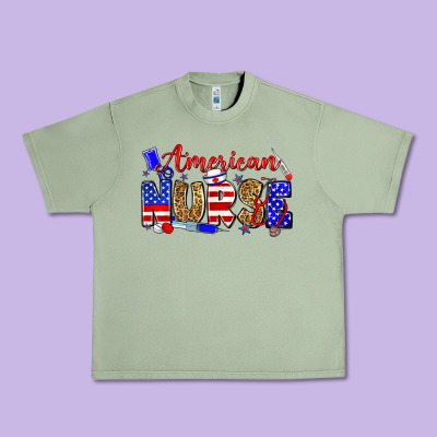 American Nurse Urban Heavy Tee Designed By Zillion Design Studio