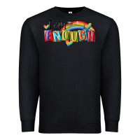 Black i am enough lgbt Premium Sweatshirt - MaliasSmallBusiness