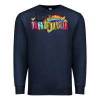 Navy i am enough lgbt Premium Sweatshirt - MaliasSmallBusiness