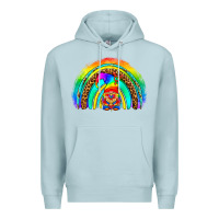 Blue Mist LGBTQ Pride Gnome Rainbow Premium Hoodie - BundleAndBundleShop
