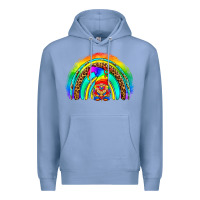 Colony Blue LGBTQ Pride Gnome Rainbow Premium Hoodie - BundleAndBundleShop