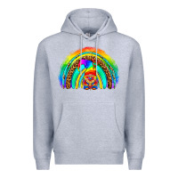 Heather Grey LGBTQ Pride Gnome Rainbow Premium Hoodie - BundleAndBundleShop