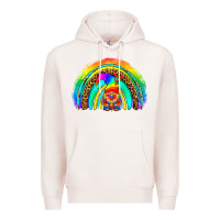 Pale Pink LGBTQ Pride Gnome Rainbow Premium Hoodie - BundleAndBundleShop