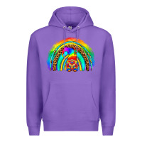 Purple LGBTQ Pride Gnome Rainbow Premium Hoodie - BundleAndBundleShop
