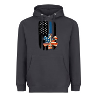 Smoke ems american flag Heavyweight Hoodie - MaliasSmallBusiness
